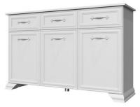 Комод Грация (3 ящ + 3 дв) (белый (Браво-мебель) ) в Джанкое от производителя 