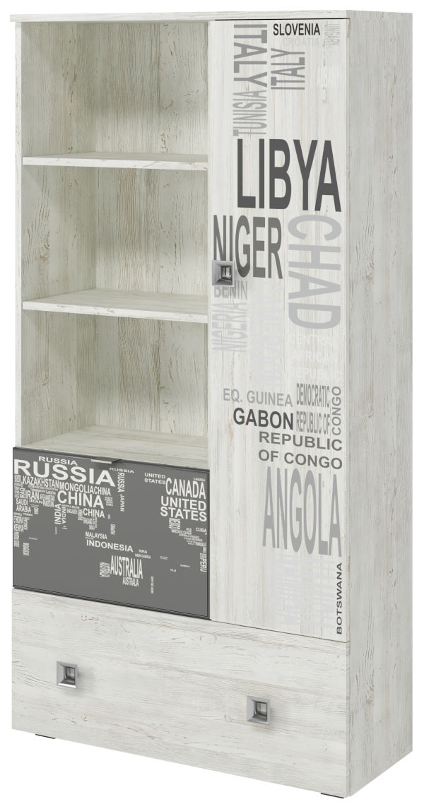 Фото Шкаф книжный Поло от производителя Регина в Джанкое по цене 9&nbsp;430 ₽