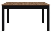 Стол обеденный Loft STO (мдф, лдсп-дуб вотан, черный (Black Red White (БРВ)) ) в Джанкое от производителя в интернет магазине Планета Комфорта Стол обеденный Loft STO (мдф, лдсп-дуб вотан, черный (Black Red White (БРВ)) ) в Джанкое от производителя