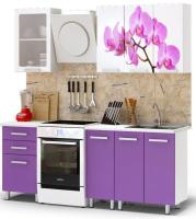 Фото kukhni-gotovye кухня орхидея (1,6) производитель БТС 