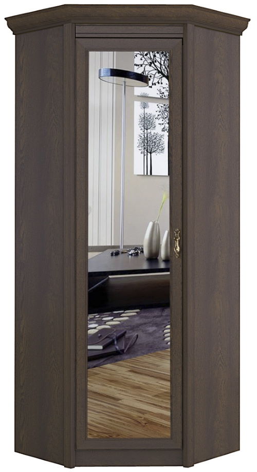 Фото Шкаф Флоренция 641 (87) угловой (с зеркалом) от производителя Яна в Джанкое по цене 38&nbsp;220 ₽