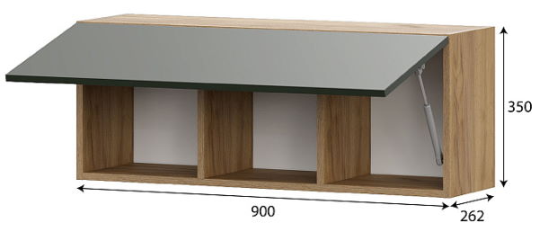 Фото Шкаф навесной Милан от производителя SV-мебель в Джанкое по цене 5 020 ₽