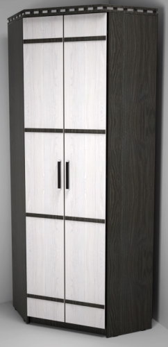 Фото Шкаф Ольга-13 (80) угловой  от производителя Фант-мебель в Джанкое по цене 12&nbsp;040 ₽