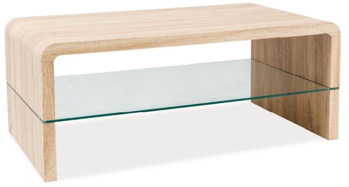 Стол журнальный Signal Rica (мдф, мдф-дуб сонома,  дуб сонома (Signal) )