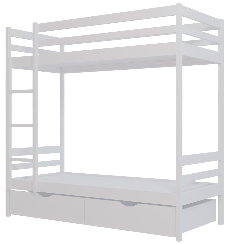 Фото Кровать двухъярусная №1 (СМ 80х190) с основанием от производителя Фант-мебель в Джанкое по цене 28 620 ₽