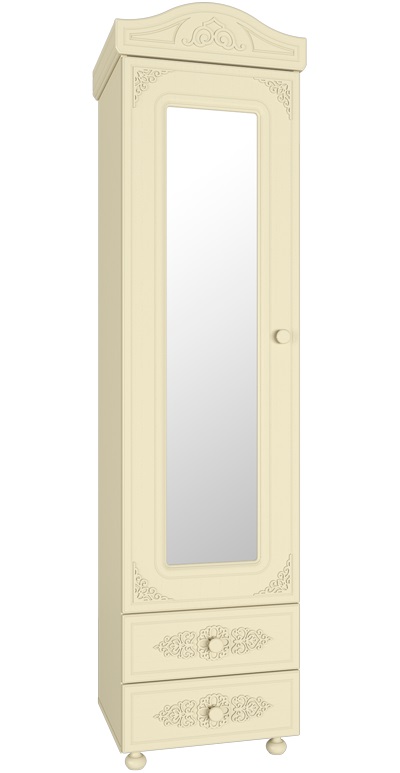 Фото Шкаф-пенал Ассоль плюс АС-1 с зеркалом от производителя Компасс в Джанкое по цене 28&nbsp;310 ₽