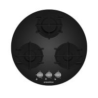 Варочная поверхность газовая 3-х комф. MGHG 53 19 (520х520) (Материал Стеклокерамика , Цвет Черный) в Джанкое от производителя в интернет магазине Планета Комфорта Варочная поверхность газовая 3-х комф. MGHG 53 19 (520х520) (Материал Стеклокерамика , Цвет Черный) в Джанкое от производителя