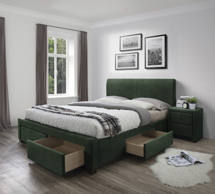 Фото Кровать двуспальная Halmar Modena 3 (СМ 160х200) c ортопедическим основанием от производителя Halmar  в Джанкое по цене 64&nbsp;020 ₽