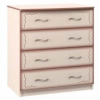 Комод Виктория  (макито-дуб молочный с патиной (Браво-мебель) ) в Джанкое от производителя 