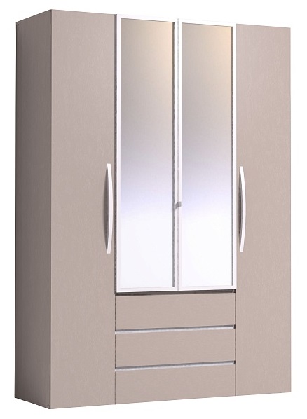 Фото Шкаф Брауни (Brownie)-555 (160) четырехдверный от производителя Глазов в Джанкое по цене 49 580 ₽