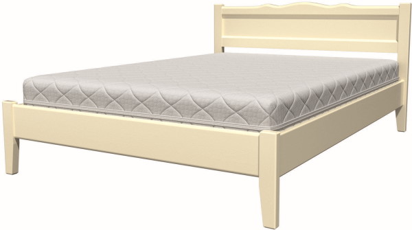 Фото Кровать двуспальная Карина-7 (СМ 140х200) без основания с универсальными царгами от производителя Браво-мебель в Джанкое по цене 14 520 ₽