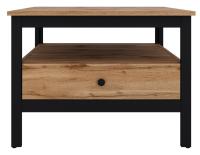 Стол журнальный Loft LAW (мдф, лдсп-дуб вотан,  черный (Black Red White (БРВ)) ) в Джанкое от производителя 