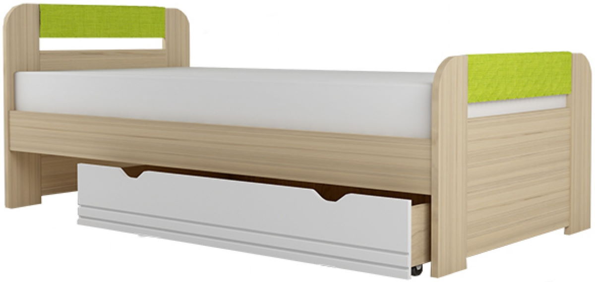 Фото Кровать односпальная Стиль 900.3 (СМ 90х200) с основанием  от производителя Аквилон в Джанкое по цене 19&nbsp;840 ₽