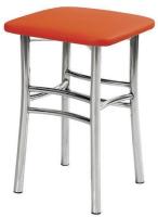 Табурет Квадрат хром ( Обивка стула:кожзам , хром, в ассортименте (Мир стульев) ) в Джанкое от производителя 