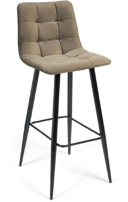 Стул барный Чили (Chilly) (mod 7095) ( Обивка стула:ткань, черный, темно-серый barkhat 14 (Tetchair) ) Стул барный Чили (Chilly) (mod 7095) ( Обивка стула:ткань, черный, темно-серый barkhat 14 (Tetchair) )