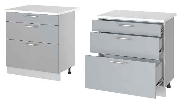 Фото Кухня Бронкс стол-рабочий Н-83 от производителя Леко в Джанкое по цене 9&nbsp;630 ₽