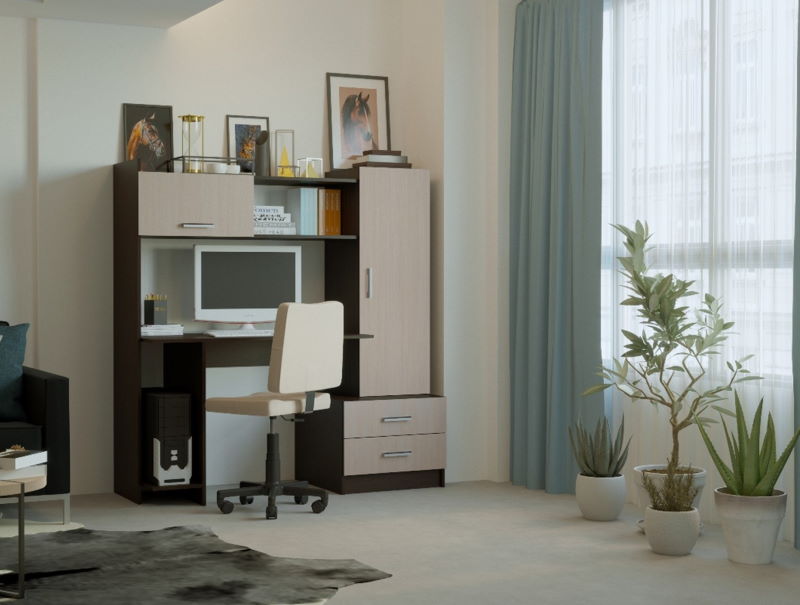 Фото Стол компьютерный ПКС-7 (1,5) от производителя ПАМИР в Джанкое по цене 11&nbsp;440 ₽