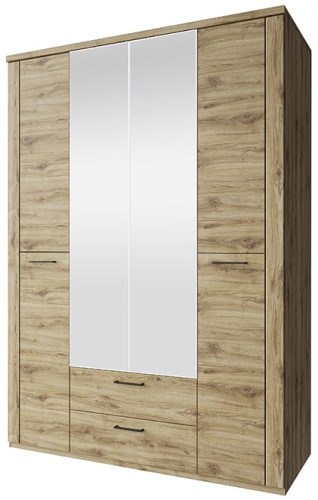 Фото Шкаф 4DG2S Дорсет (Doorset) (150) четырехдверный от производителя Анрэкс в Джанкое по цене 47 800 ₽