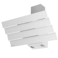 Вытяжка наклонная Cascada quart 90 (896х420хh713(878)) (Материал Металл/Стекло , Цвет Металлик/Черный) в Джанкое от производителя 