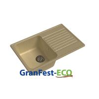 Мойка Granfest eco-78 (ГР 740х480хh200) (шир.ящ.min 720) без сифона (Цвет мойки черный) в Джанкое от производителя в интернет магазине Планета Комфорта Мойка Granfest eco-78 (ГР 740х480хh200) (шир.ящ.min 720) без сифона (Цвет мойки черный) в Джанкое от производителя