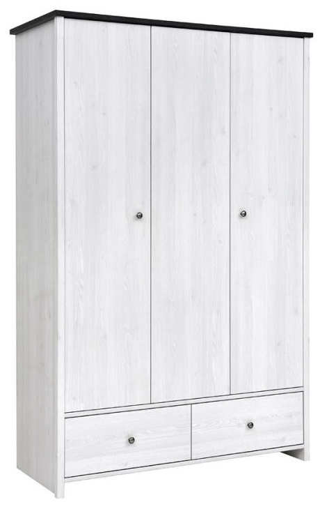 Фото Шкаф Порто SZF3D2S (129) трехдверный от производителя Black Red White (БРВ) в Джанкое по цене 30 340 ₽
