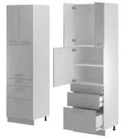 Кухня Монс пенал ПСВ-63 (белый, графит,(Леко)) в Джанкое от производителя 