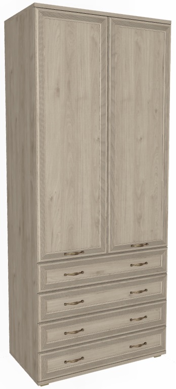 Фото Шкаф Карина ШК-1006 (90) двухдверный от производителя Лером в Джанкое по цене 41&nbsp;620 ₽