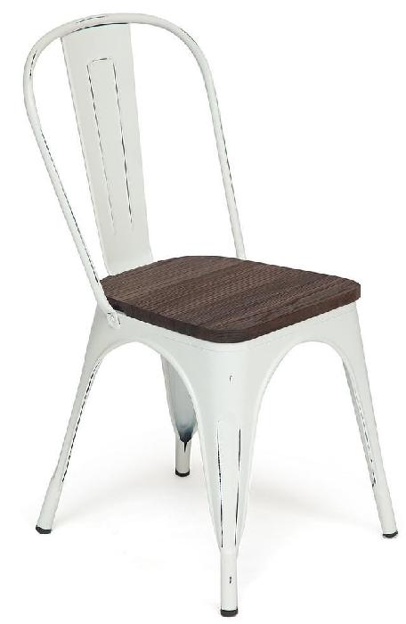 Стул Вип Лофт Чеар (Vip Loft Chair) 011 ( Обивка стула:металл/пластик, butter white vintage, butter white vintage-дерево береза (Tetchair) )