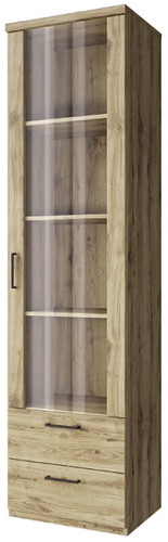 Фото Шкаф с витриной 1V2S Дорсет (Doorset) от производителя Анрэкс в Джанкое по цене 16 980 ₽