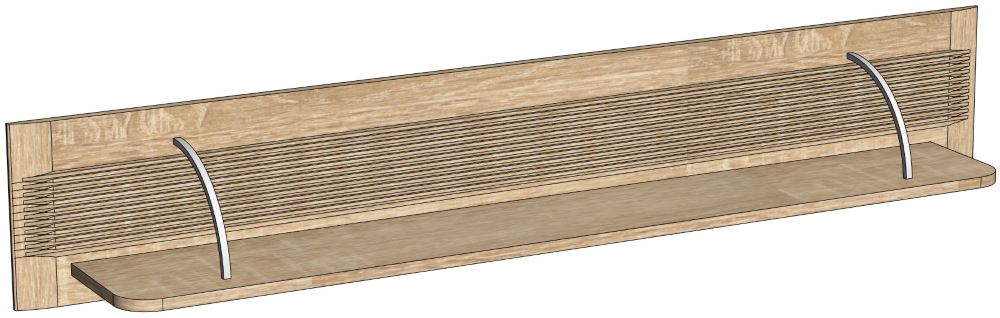 Фото Полка навесная Магнолия ГМ-11 от производителя СБК в Джанкое по цене 3 240 ₽