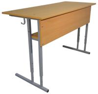 Фото mebel-dlya-shkol парта двухместная школьник-6рп производитель Металл-Конструкция