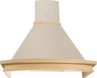 Вытяжка купольная Iris 190 (900х500хh573(843)) (Материал Металл/Дерево , Цвет Бежевый/Неокрашено) в Джанкое от производителя 