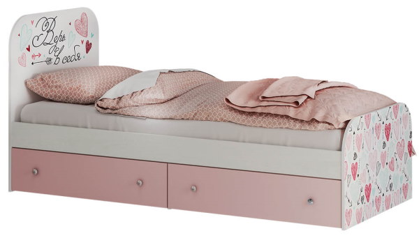 Фото Кровать детская Малибу КР-10 Light (СМ 80х186) с ящиками от производителя БТС  в Джанкое по цене 12 740 ₽