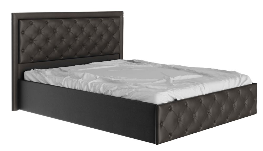 Фото Кровать двуспальная Мишель (СМ 160х200) с подъемным механизмом (пуговицы) от производителя Бон-мебель в Джанкое по цене 33&nbsp;480 ₽