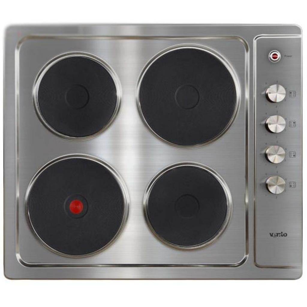 Фото Варочная поверхность электрическая 4-х конф. VENTOLUX HE604 (INOX) 1 (590х510хh30) от производителя  в Джанкое по цене 7 870 ₽