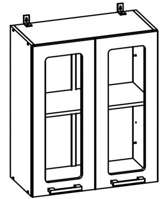 Фото Кухня Волна шкаф навесной Ш700с (72) от производителя SV-мебель в Джанкое по цене 6 710 ₽