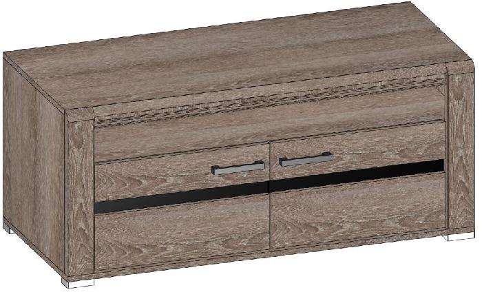 Тумба под ТВ Бруна Б-4  (ясень таормина, ясень таормина (СБК) )