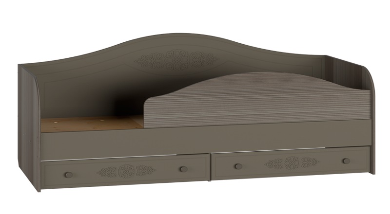 Фото Кровать односпальная Ассоль плюс АС-10 (СМ 80х200) комплектуется настилом от производителя Компасс в Джанкое по цене 27&nbsp;800 ₽