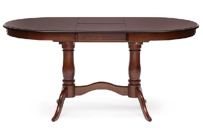 Стол обеденный Ева (Eva) (№4 массив дерева, мдф шпон-коричневый в рыжину (braun),  коричневый в рыжину (Tetchair) ) Стол обеденный Ева (Eva) (№4 массив дерева, мдф шпон-коричневый в рыжину (braun),  коричневый в рыжину (Tetchair) )