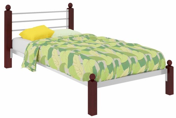 Фото Кровать односпальная Милана Lux (СМ 120х200) трубка металл от производителя Милсон в Джанкое по цене 18 110 ₽