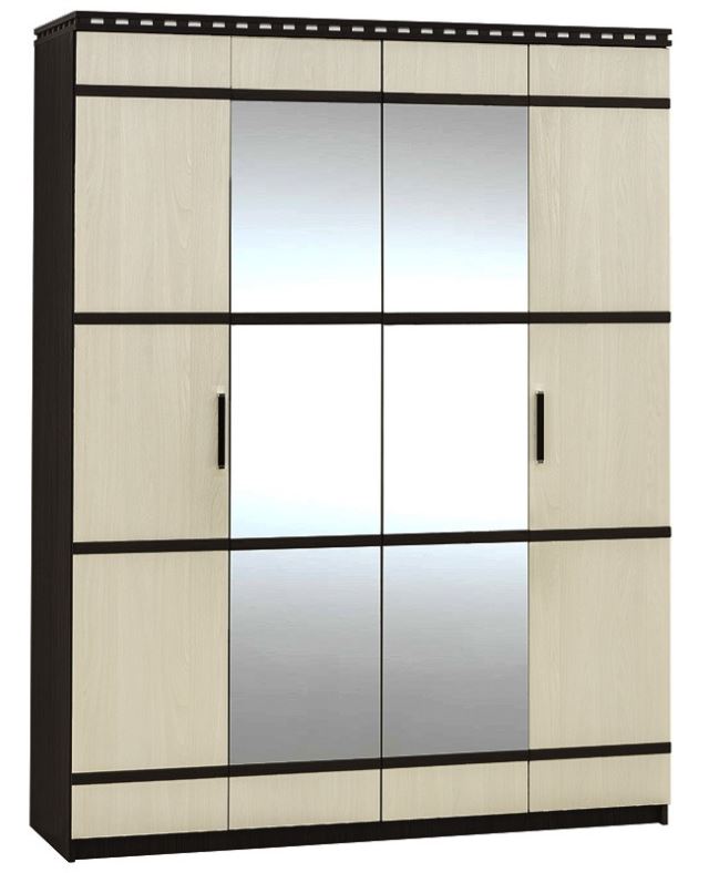 Фото Шкаф Ольга-13 (168) четырехдверный  от производителя Фант-мебель в Джанкое по цене 24 300 ₽