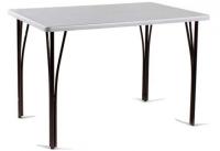 Стол обеденный Граф (металл, мдф-ясень серебро,  медный антик (Бител) ) в Джанкое от производителя 