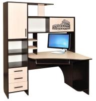 Стол компьютерный КЛ-6.0 (правый) (лдсп, лдсп-венге,  венге, дуб молочный (Росток) ) в Джанкое от производителя 