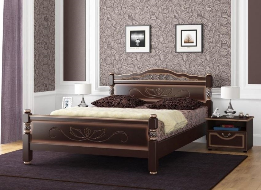 Фото Кровать односпальная Карина-5 (СМ 90х200) без основания с универсальными царгами от производителя Браво-мебель в Джанкое по цене 15 210 ₽
