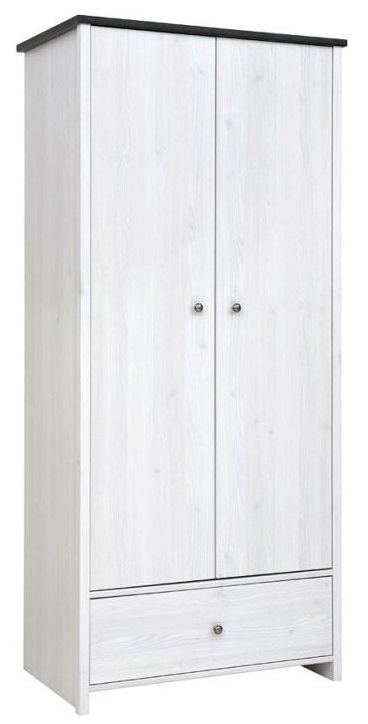 Фото Шкаф Порто SZF2D1S (89) двухдверный от производителя Black Red White (БРВ) в Джанкое по цене 20 080 ₽