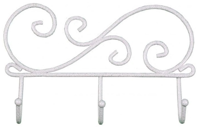 Фото Вешалка настенная Кружева 3 от производителя Завод металлических изделий в Джанкое по цене 230 ₽