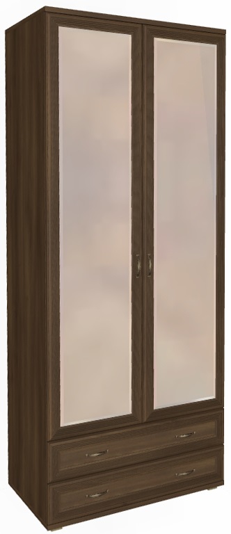 Фото Шкаф Карина ШК-1007 (90) двухдверный от производителя Лером в Джанкое по цене 36 540 ₽