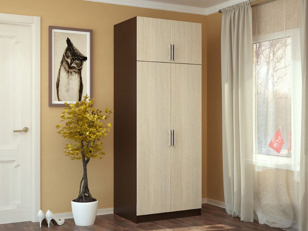 Фото Шкаф с перегородкой (80) двухдверный от производителя БТС  в Джанкое по цене 10&nbsp;220 ₽