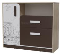 Фото  комод комбинированный арабика производитель Гранд Кволити