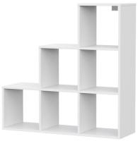 Стеллаж Токио (лесенка) (белый текстурный (No name) ) в Джанкое от производителя 